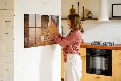 Tablă magnetică pentru desen lemn vechi