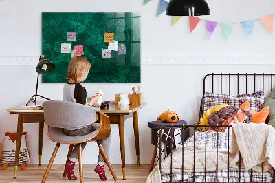 Tablă magnetică pentru scris model Perete de smarald