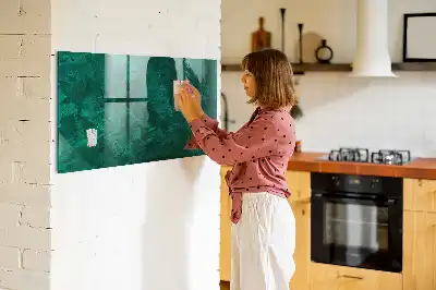 Tablă magnetică pentru scris model Perete de smarald
