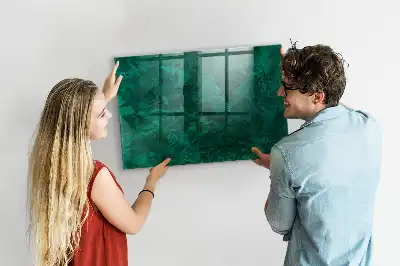Tablă magnetică pentru scris model Perete de smarald