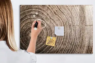 Tablă magnetică pentru desen cu model trunchi de copac