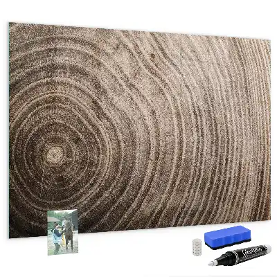Tablă magnetică pentru desen cu model trunchi de copac
