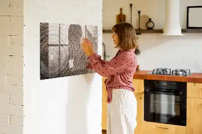 Tablă magnetică pentru desen cu model trunchi de copac
