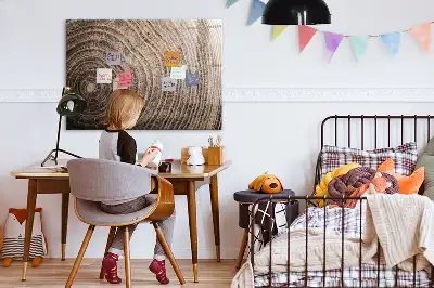 Tablă magnetică pentru desen cu model trunchi de copac
