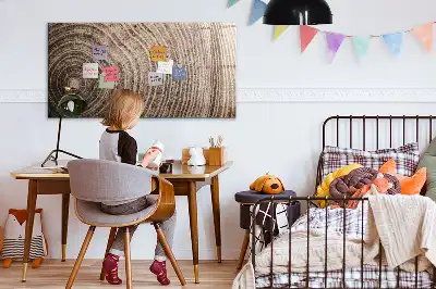 Tablă magnetică pentru desen cu model trunchi de copac