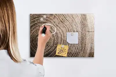 Tablă magnetică pentru desen cu model trunchi de copac