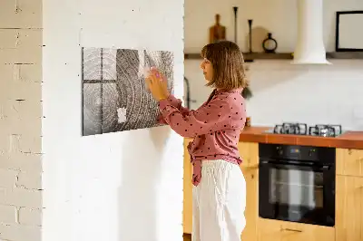 Tablă magnetică pentru desen cu model trunchi de copac