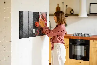 Tablă magnetică pentru scris ardei roșii
