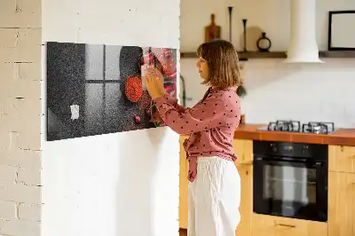 Tablă magnetică pentru scris ardei roșii