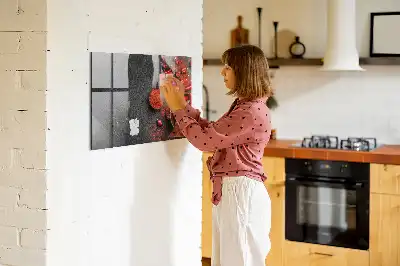 Tablă magnetică pentru scris ardei roșii