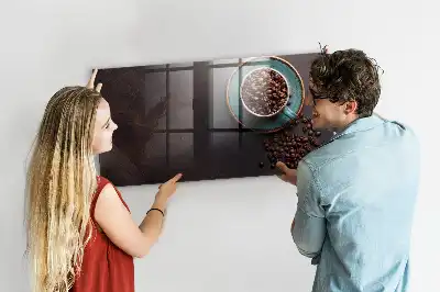 Tablă magnetică pentru scris o ceașcă de cafea