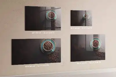 Tablă magnetică pentru scris o ceașcă de cafea