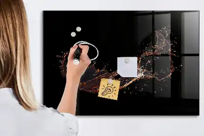 Tablă magnetică pentru desen băutură vărsată