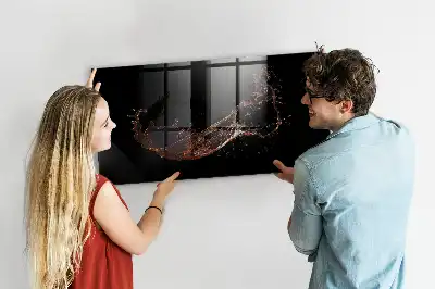 Tablă magnetică pentru desen băutură vărsată