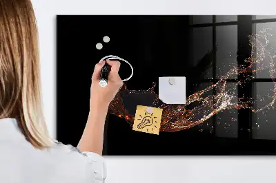Tablă magnetică pentru desen băutură vărsată