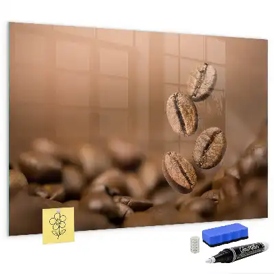 Tablă magnetică pentru scris boabe de cafea