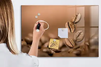 Tablă magnetică pentru scris boabe de cafea