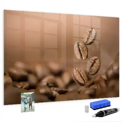Tablă magnetică pentru scris boabe de cafea