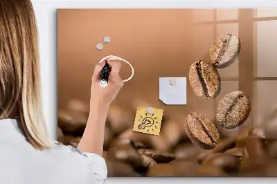 Tablă magnetică pentru scris boabe de cafea