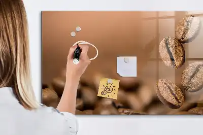 Tablă magnetică pentru scris boabe de cafea