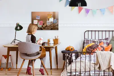 Tablă magnetică pentru scris boabe de cafea
