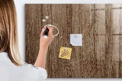 Tablă magnetică pentru desen lemn închis