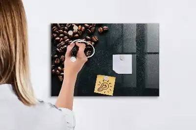 Tablă magnetică pentru desenat boabe de cafea