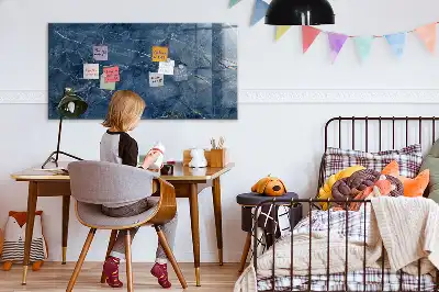 Tablă magnetică pentru scris cu aspect elegant de marmură