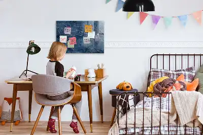 Tablă magnetică pentru scris cu aspect elegant de marmură