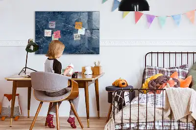 Tablă magnetică pentru scris cu aspect elegant de marmură