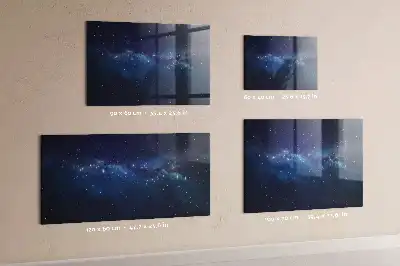 Tablă magnetică pentru desen model cu cer întunecat și stele
