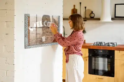 Tablă magnetică pentru desen panou de bun venit