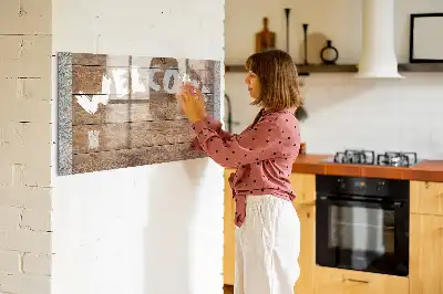 Tablă magnetică pentru desen panou de bun venit