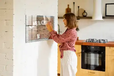 Tablă magnetică pentru desen panou de bun venit