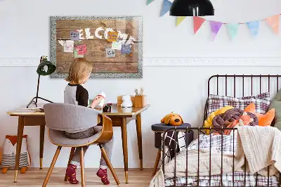 Tablă magnetică pentru desen panou de bun venit