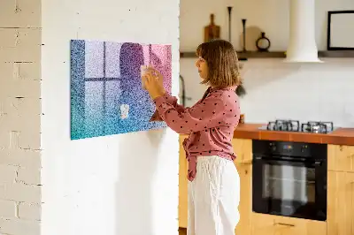 Tablă magnetică pentru desen model în degrade