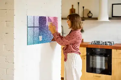 Tablă magnetică pentru desen model în degrade