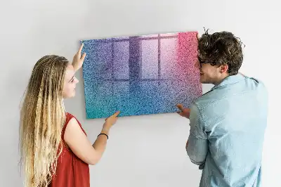 Tablă magnetică pentru desen model în degrade