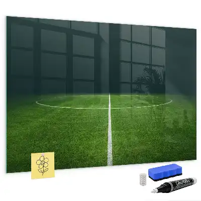 Tablă magnetică pentru tactici model teren de fotbal