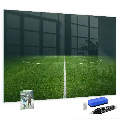 Tablă magnetică pentru tactici model teren de fotbal