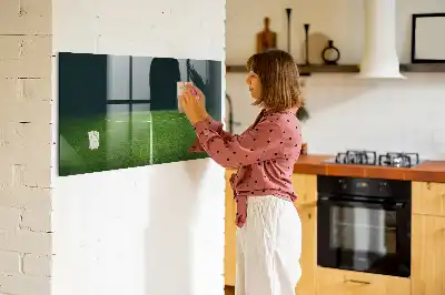 Tablă magnetică pentru tactici model teren de fotbal