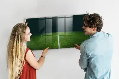 Tablă magnetică pentru tactici model teren de fotbal