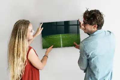 Tablă magnetică pentru tactici model teren de fotbal