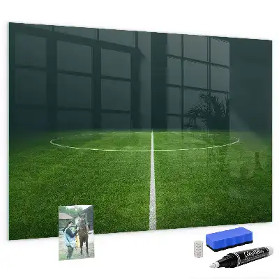 Tablă magnetică pentru tactici model teren de fotbal