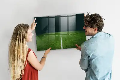 Tablă magnetică pentru tactici model teren de fotbal