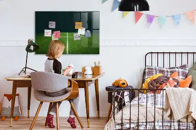 Tablă magnetică pentru tactici model teren de fotbal