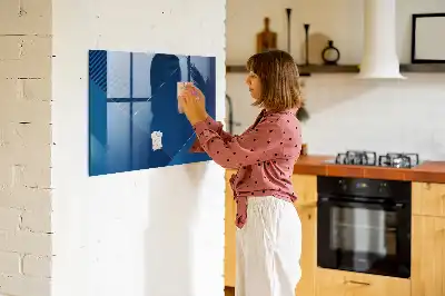 Tablă magnetică pentru notițe cu decorațiune abstractă