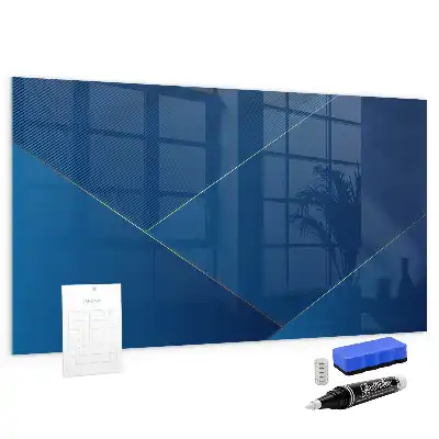 Tablă magnetică pentru notițe cu decorațiune abstractă