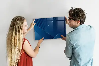 Tablă magnetică pentru notițe cu decorațiune abstractă