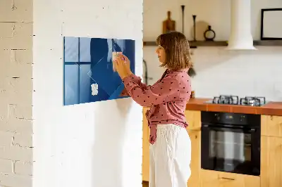 Tablă magnetică pentru notițe cu decorațiune abstractă